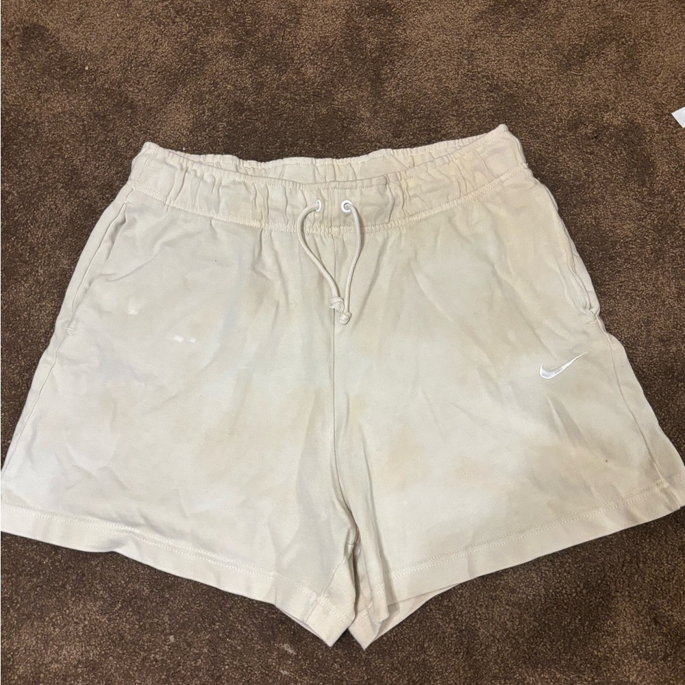 Nike TieDye Beige Athletic Shorts